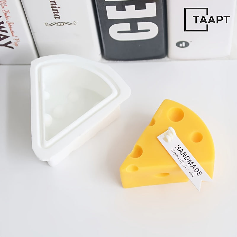 1/2个可重复使用的不粘硅胶模具 - 多用途蜡烛和仿真模具，适用于创意手工制作 - 易于清洁