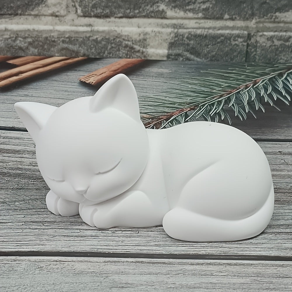 Resin Silicone Mold Cat | 3D Decorative Candle and Gypsum Silicone Mold for Home Decoration, Epoxy Resin, Irregular Shape