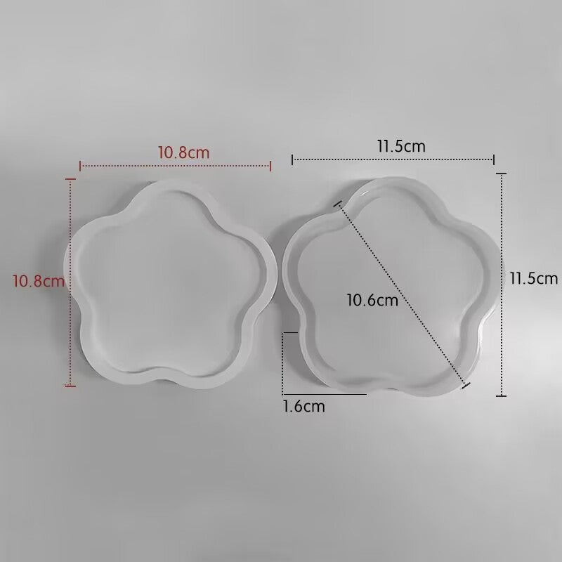 Silicone Resin Molds Set for DIY Craft, Assorted Irregular Shapes Crystal Epoxy Casting Molds for Coasters, Trays, Jewelry Making - Durable, Reusable, Non-Stick Silicone Material