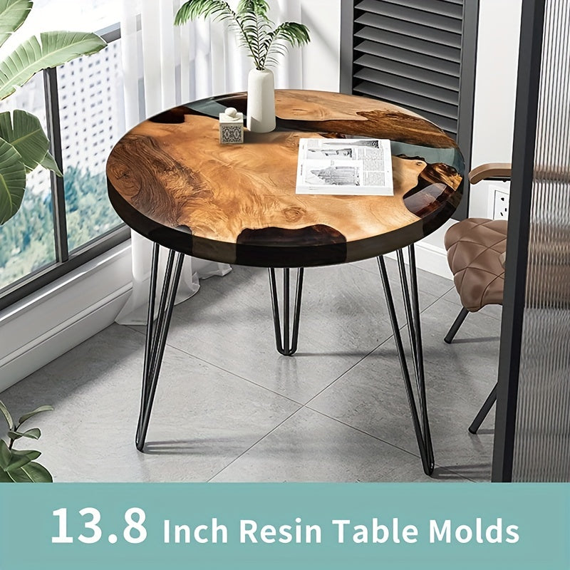 14-inch Round Epoxy Resin River Table Mold