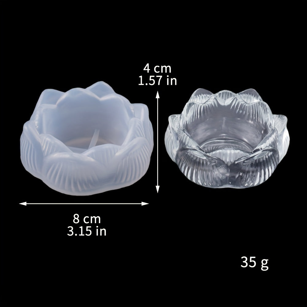 One Lotus Candle Holder Mold