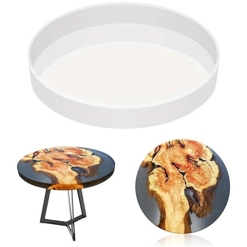 14-inch Round Epoxy Resin River Table Mold
