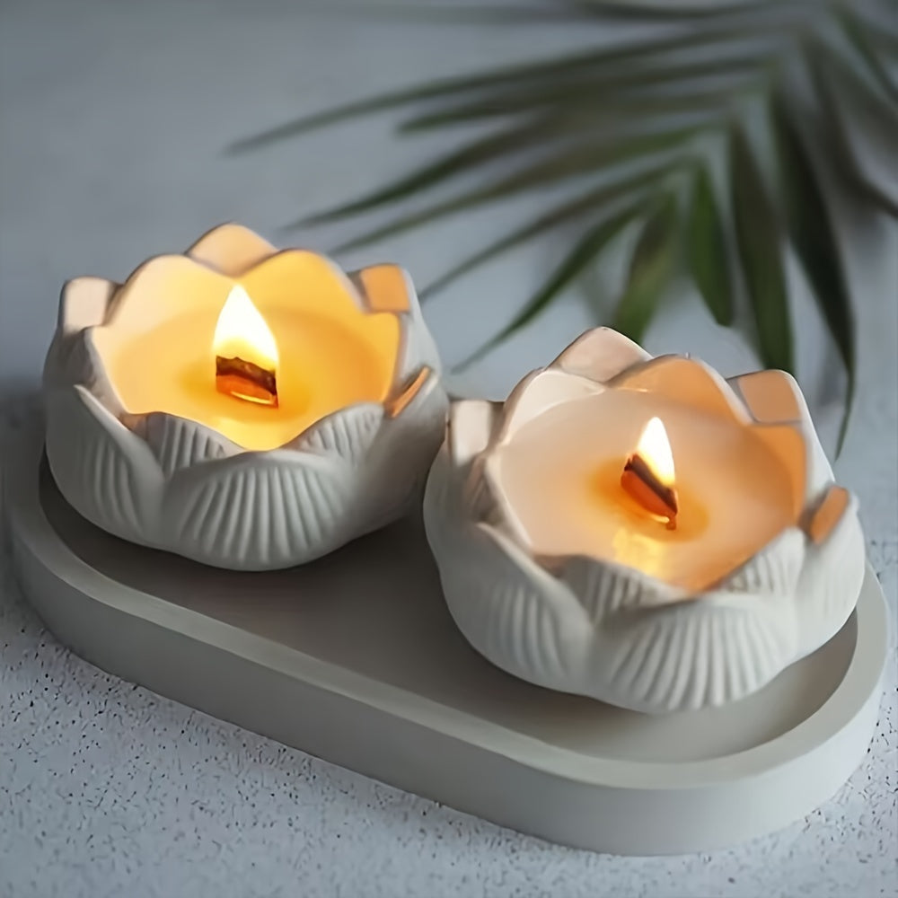 One Lotus Candle Holder Mold