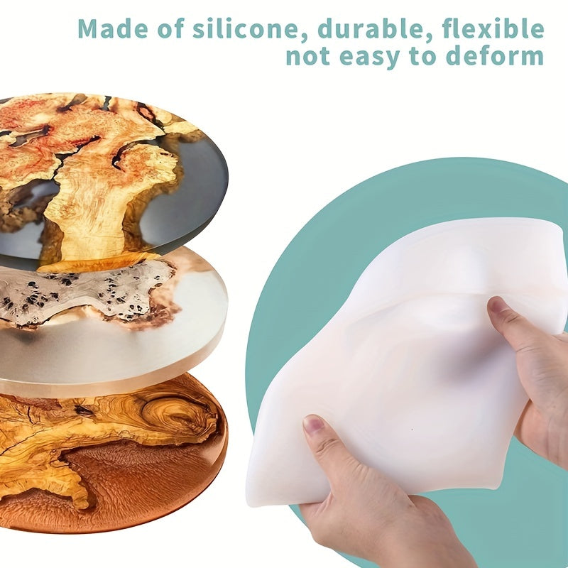 14-inch Round Epoxy Resin River Table Mold