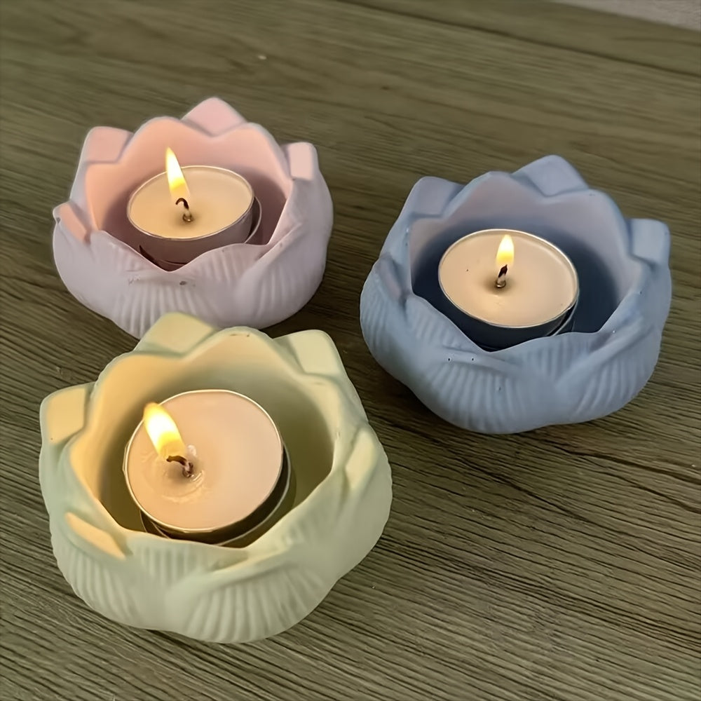 One Lotus Candle Holder Mold