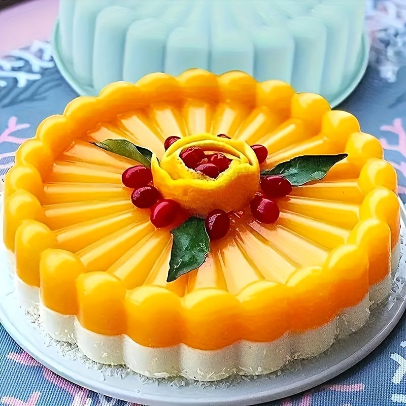 One Piece, This Versatile Non-Stick Silicone Cake Mold Is Perfect for Making Delicious Cakes, Ideal for Occasions Like Weddings And Birthdays! (7.68 Inches)