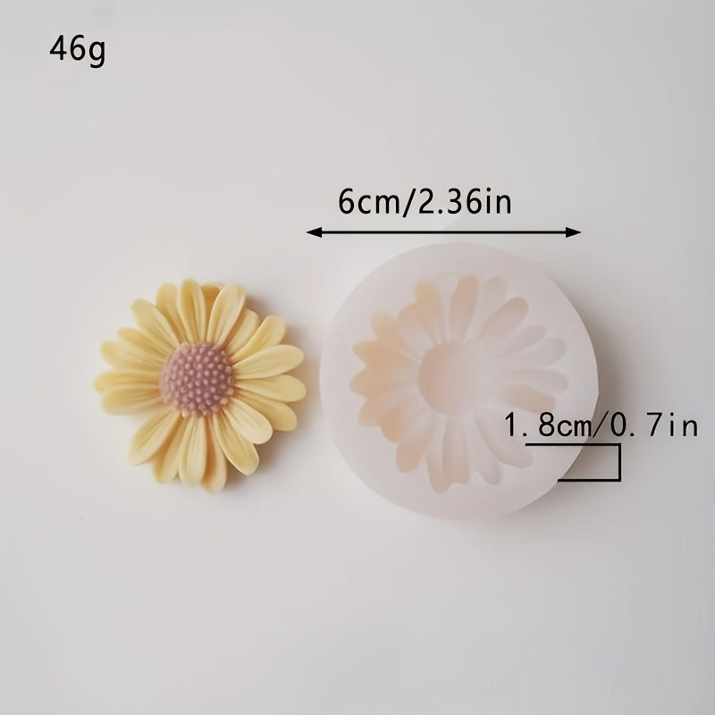 Daisy Silicone Mold for Crafts and Supplies - Versatile DIY Tool