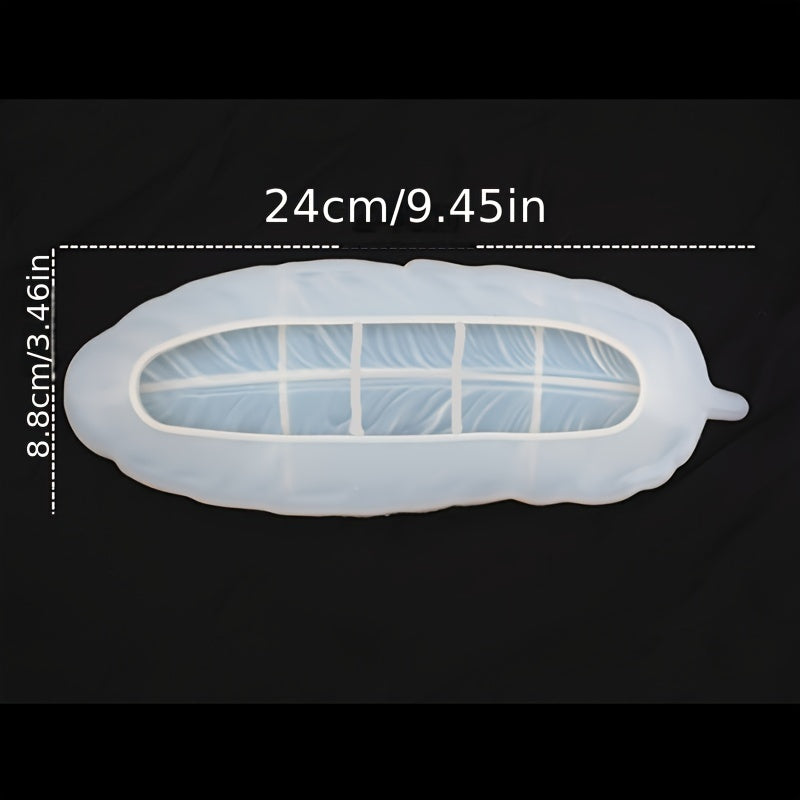 Silicone Mold for Plaster Feather Dishes