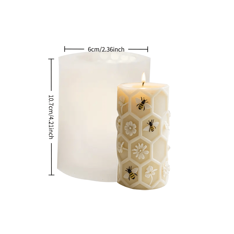 Honeycomb& Bee Candle Mold