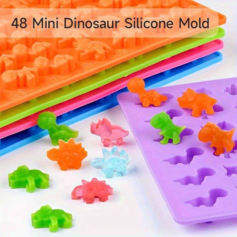 Dinosaur Gummy Molds, Bear Gummy Molds, Mini Silicone Molds, Gummy Molds, Droppers, Perfect for Non-Stick Silicone Molds