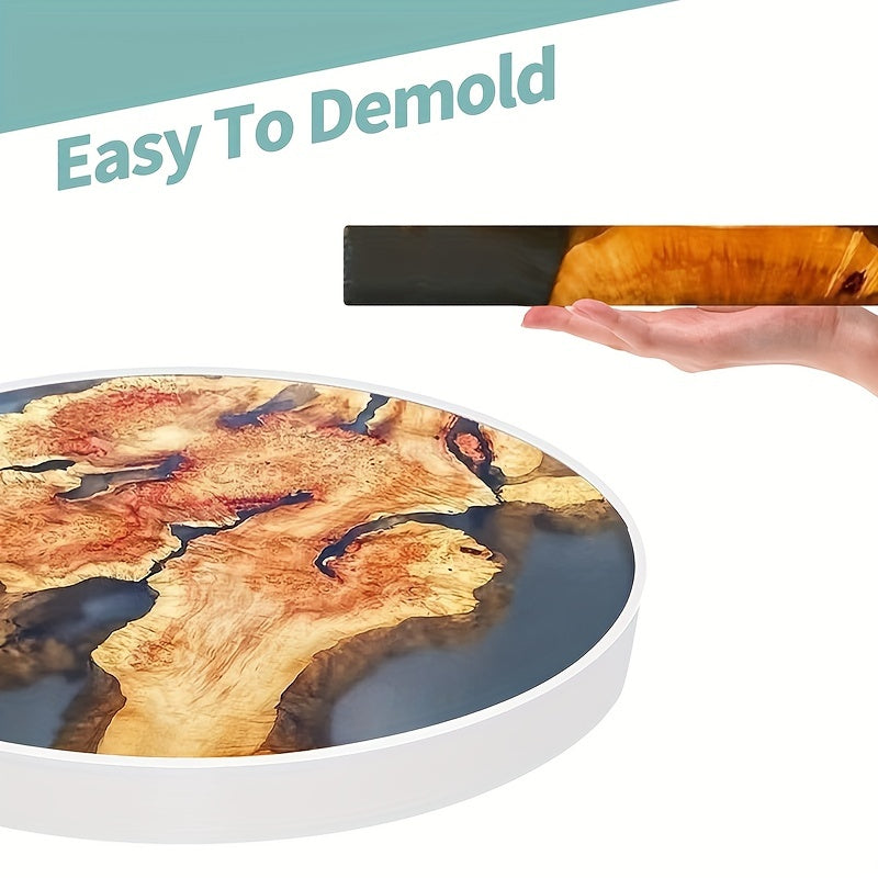 14-inch Round Epoxy Resin River Table Mold