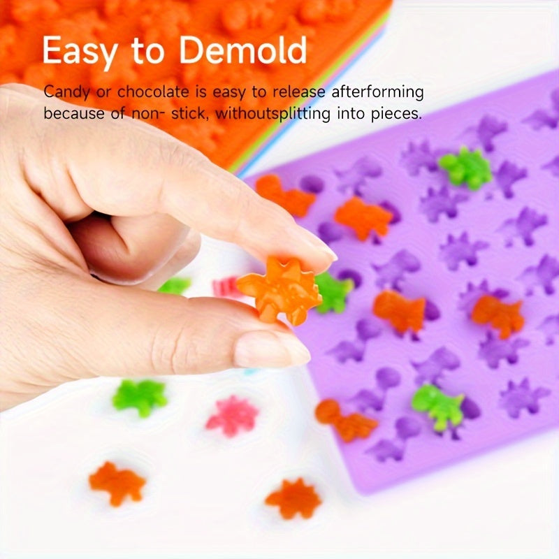 Dinosaur Gummy Molds, Bear Gummy Molds, Mini Silicone Molds, Gummy Molds, Droppers, Perfect for Non-Stick Silicone Molds