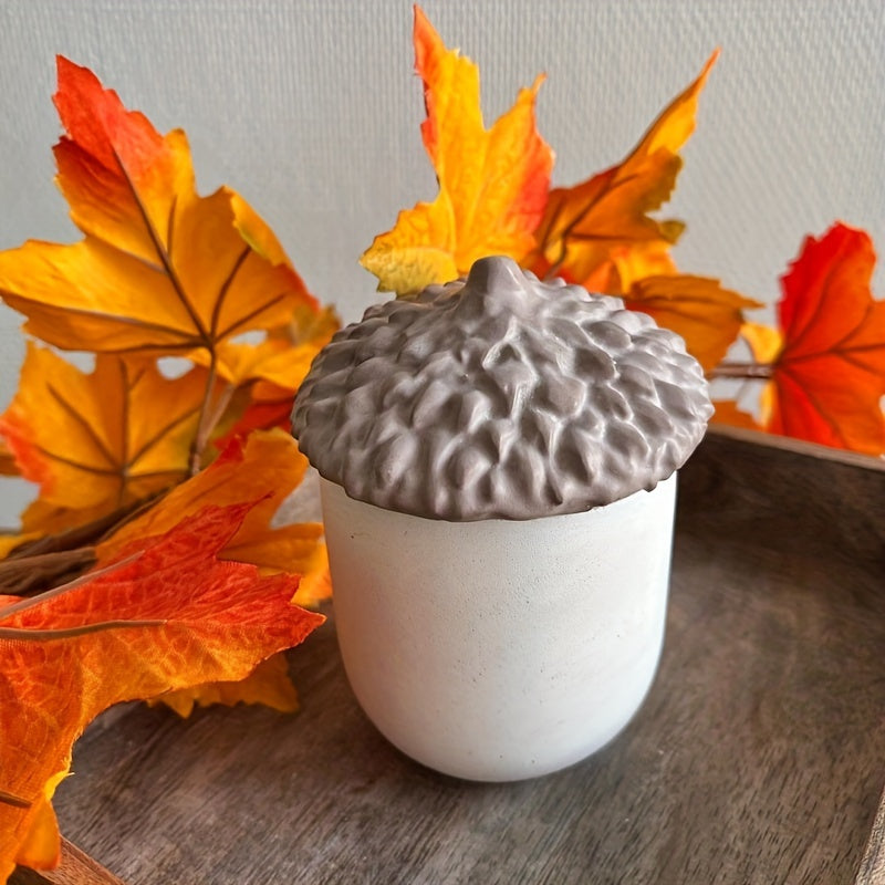Christmas Pine Cone Silicone Mold for Candle Holders & Storage Boxes - DIY Epoxy Resin, Wax Containers & Clay Crafts - Unique Home Decor