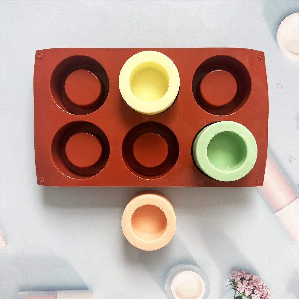 1pc Food-Safe Silicone Mold with Concave-Convex Design for Pudding Cakes, Soap, Candles & Bread - Multi-Use Non-Stick Baking & DIY Mold for Creative Desserts