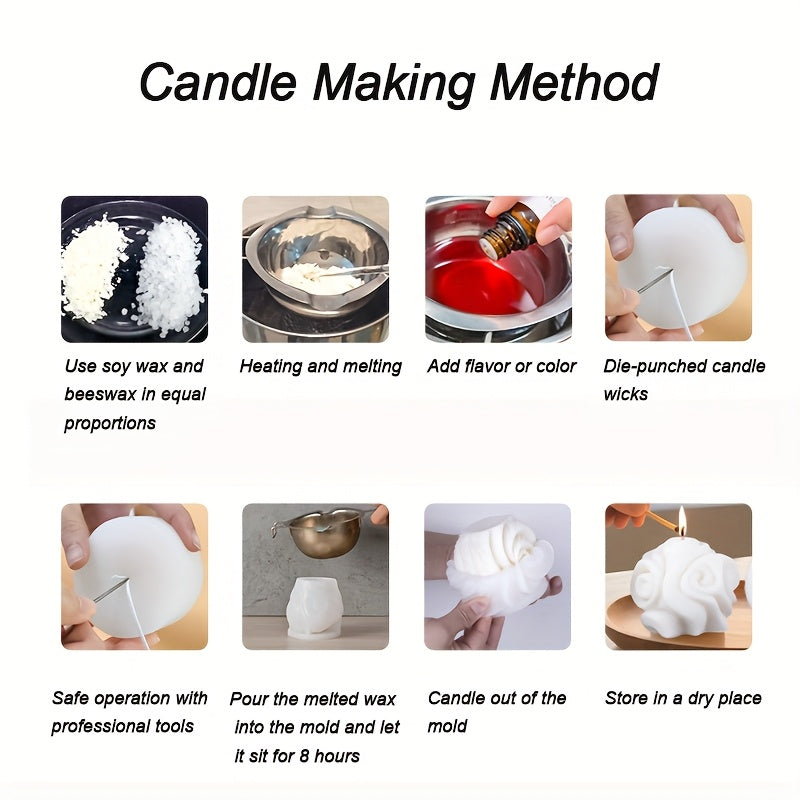 3D Pegasus Candle Silicone Mold