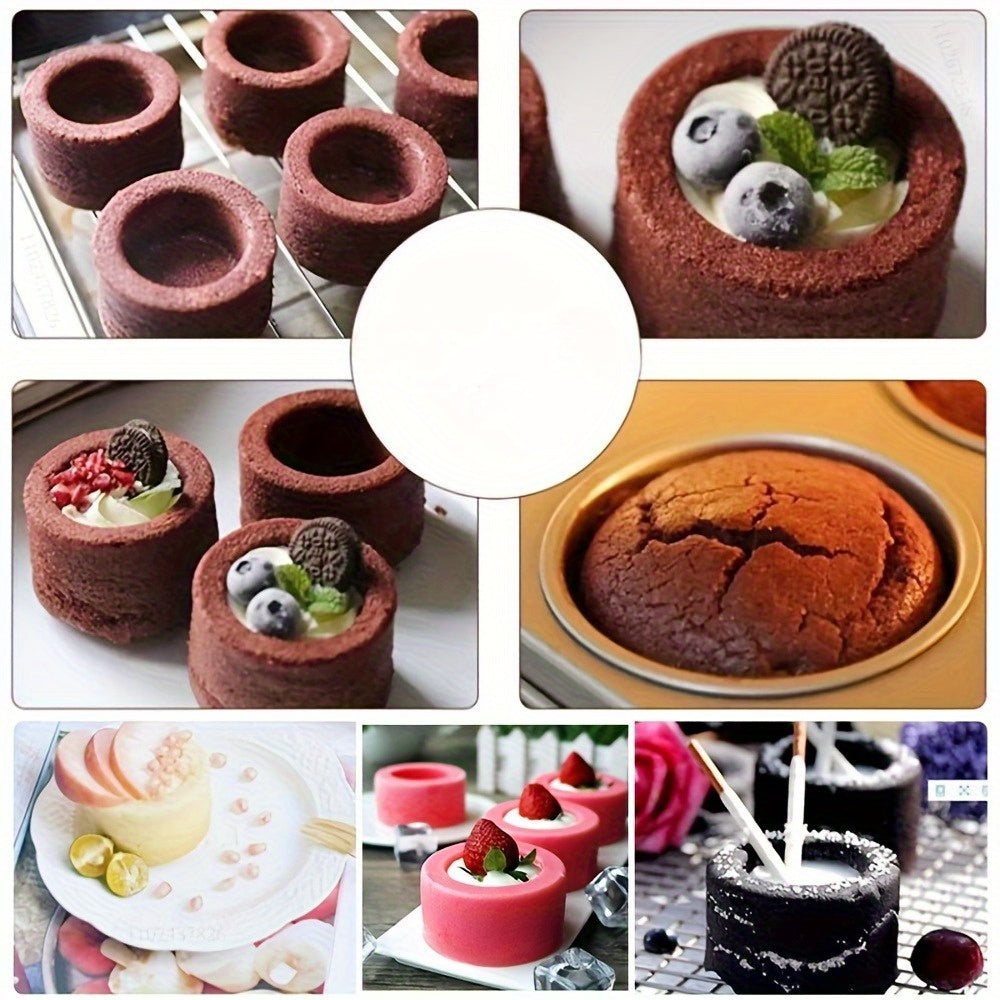 1pc Food-Safe Silicone Mold with Concave-Convex Design for Pudding Cakes, Soap, Candles & Bread - Multi-Use Non-Stick Baking & DIY Mold for Creative Desserts