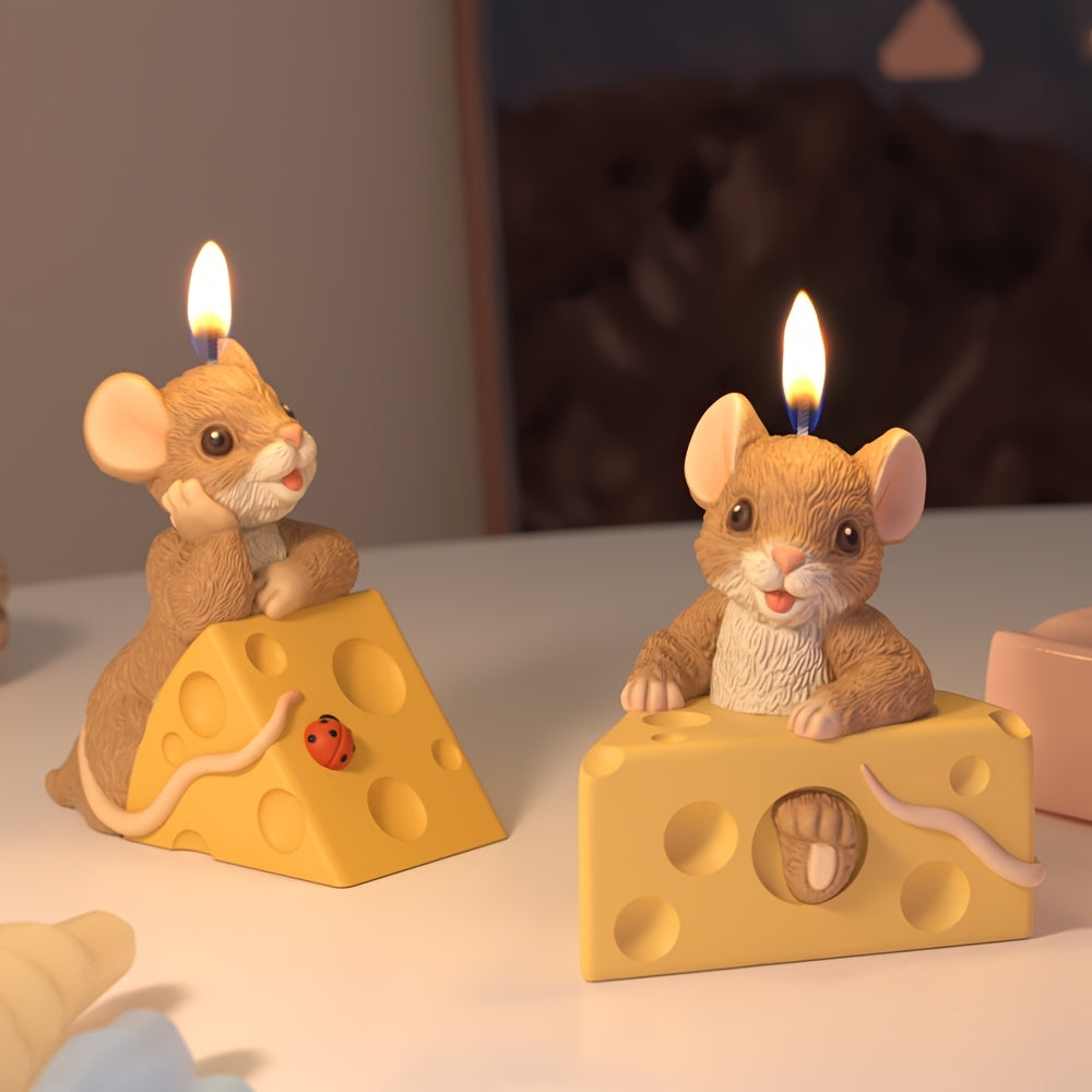 DIY Mouse Scent Silicone Mold 3D Cartoon Animal Mold