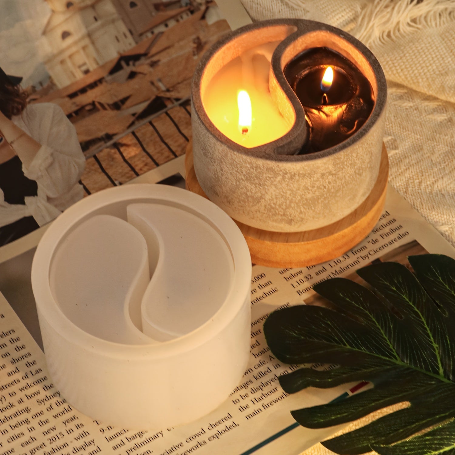 Silicone Mold for Tai Chi Candle Cups
