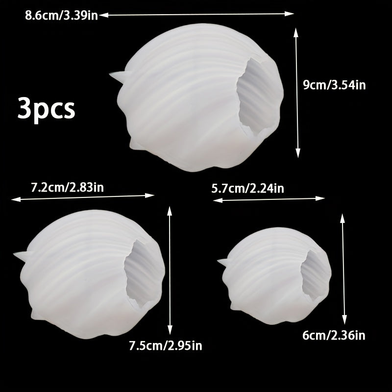 3D Rotating Column Candle Silicone Mold