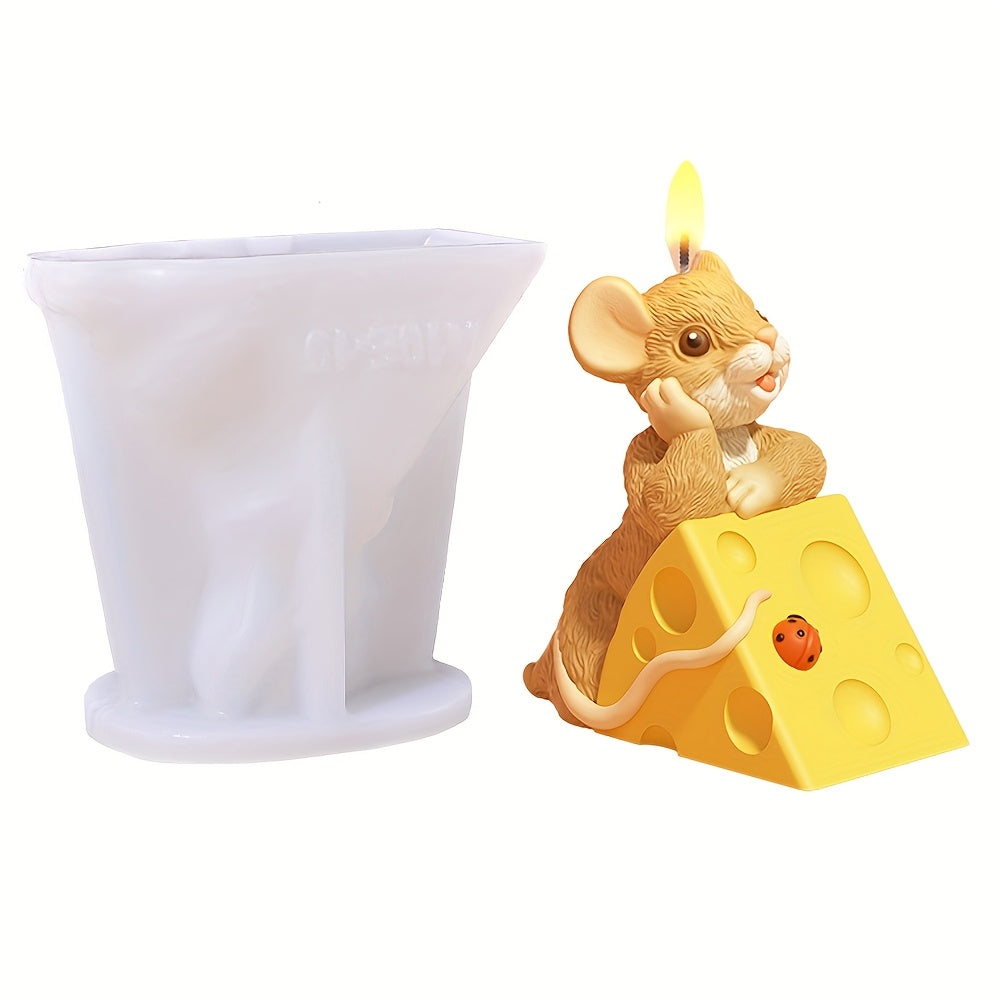 DIY Mouse Scent Silicone Mold 3D Cartoon Animal Mold