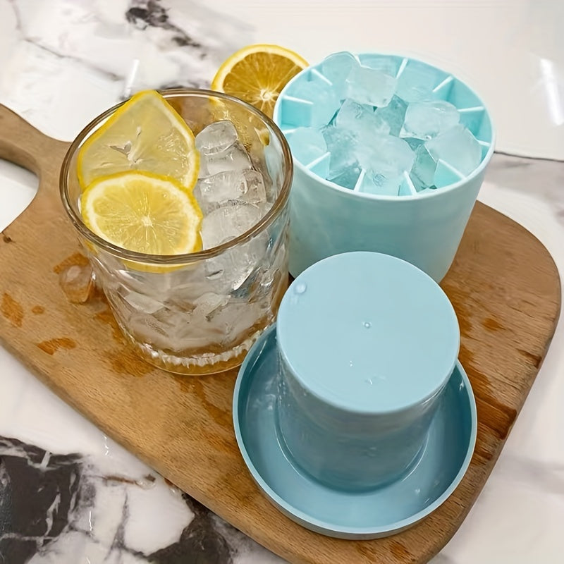 Make Perfectly-Shaped Ice Cubes With This Easy-Release Silicone Ice Cube Mold - Holds Up To 60 Cubes! Kitchen Accessories