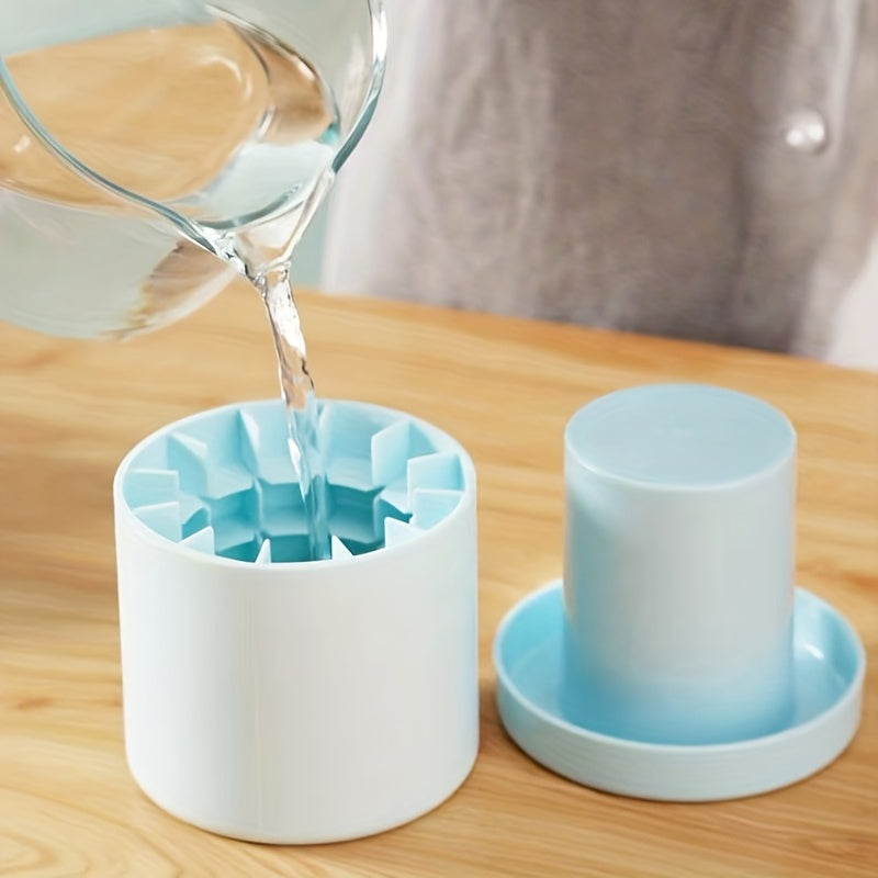 Make Perfectly-Shaped Ice Cubes With This Easy-Release Silicone Ice Cube Mold - Holds Up To 60 Cubes! Kitchen Accessories