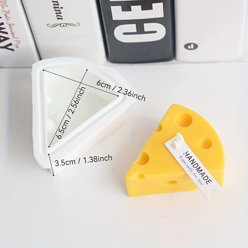 1/2个可重复使用的不粘硅胶模具 - 多用途蜡烛和仿真模具，适用于创意手工制作 - 易于清洁