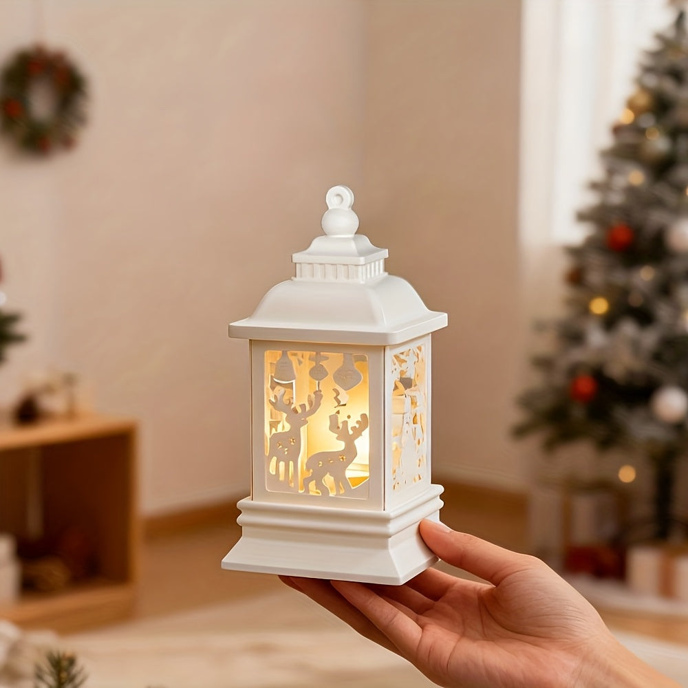 Set of 8 Silicone Molds for Candle Holders Shaped Like Castles, Featuring a 3D Hollow Interlocking House Design, Perfect for Christmas-Themed Candlesticks Made from Resin, Plaster, Or Cement, Ideal for Home Table Decoration