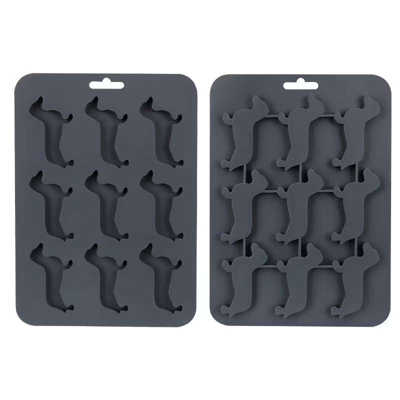 Versatile Dachshund-Shaped Silicone Mold for Ice, Candy, and Chocolates - Perfect for Parties, Easy Cleanup, Kitchen Must-Have