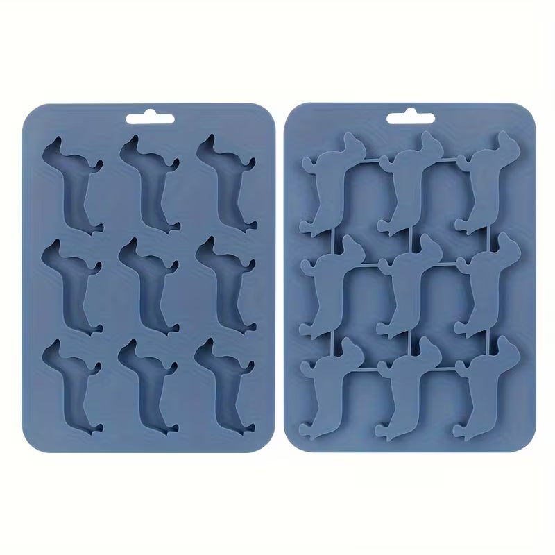 Versatile Dachshund-Shaped Silicone Mold for Ice, Candy, and Chocolates - Perfect for Parties, Easy Cleanup, Kitchen Must-Have