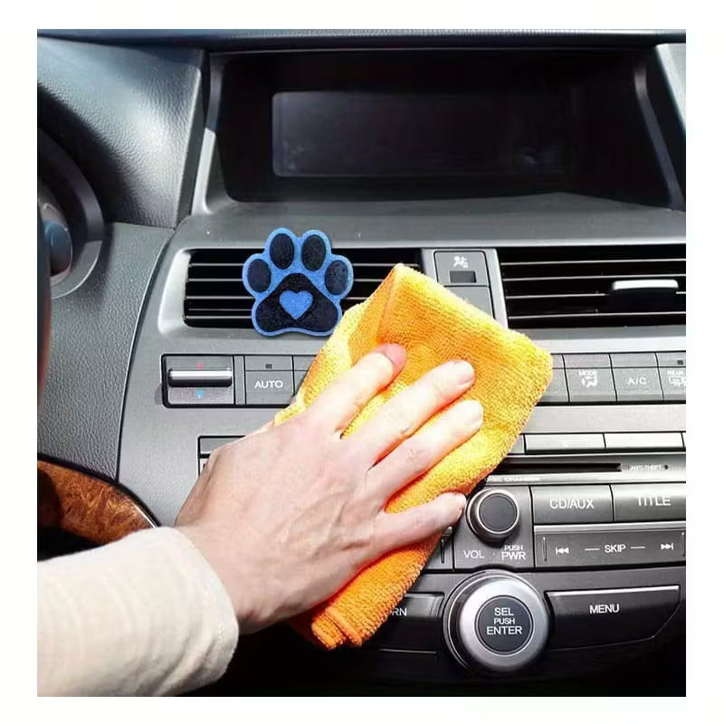 1pc Dog Paw Style Freshie Mold, Full Silicone Car Freshie Mold, For DIY Making Aroma Bead Soap Candle