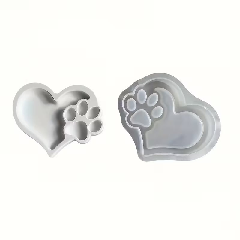 Cat Paw Silicone Mold - Ideal for DIY Jewelry Trays, Candle Holders, and Decorative Storage Plates, Durable and Heat-Resistant, Cat Lover Gift|Playful Design|Durable Silicone