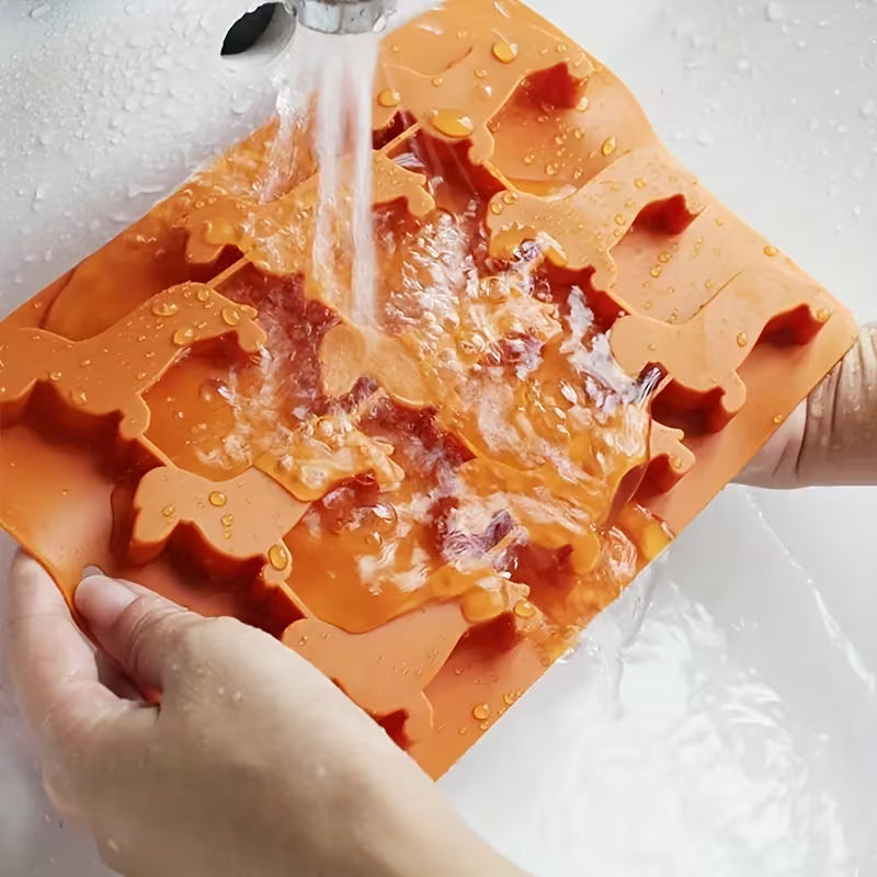 Versatile Dachshund-Shaped Silicone Mold for Ice, Candy, and Chocolates - Perfect for Parties, Easy Cleanup, Kitchen Must-Have