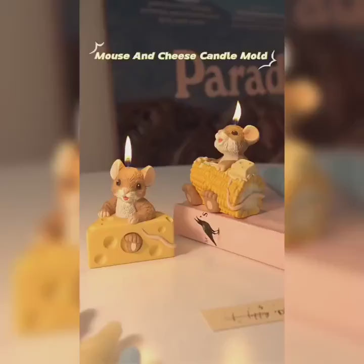 DIY Mouse Scent Silicone Mold 3D Cartoon Animal Mold